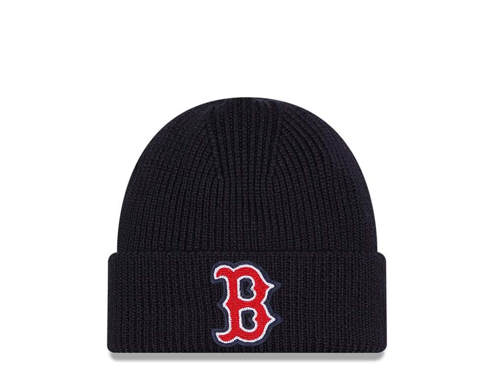 New Era Boston Red Sox Skull Knit Navy Chapeaux