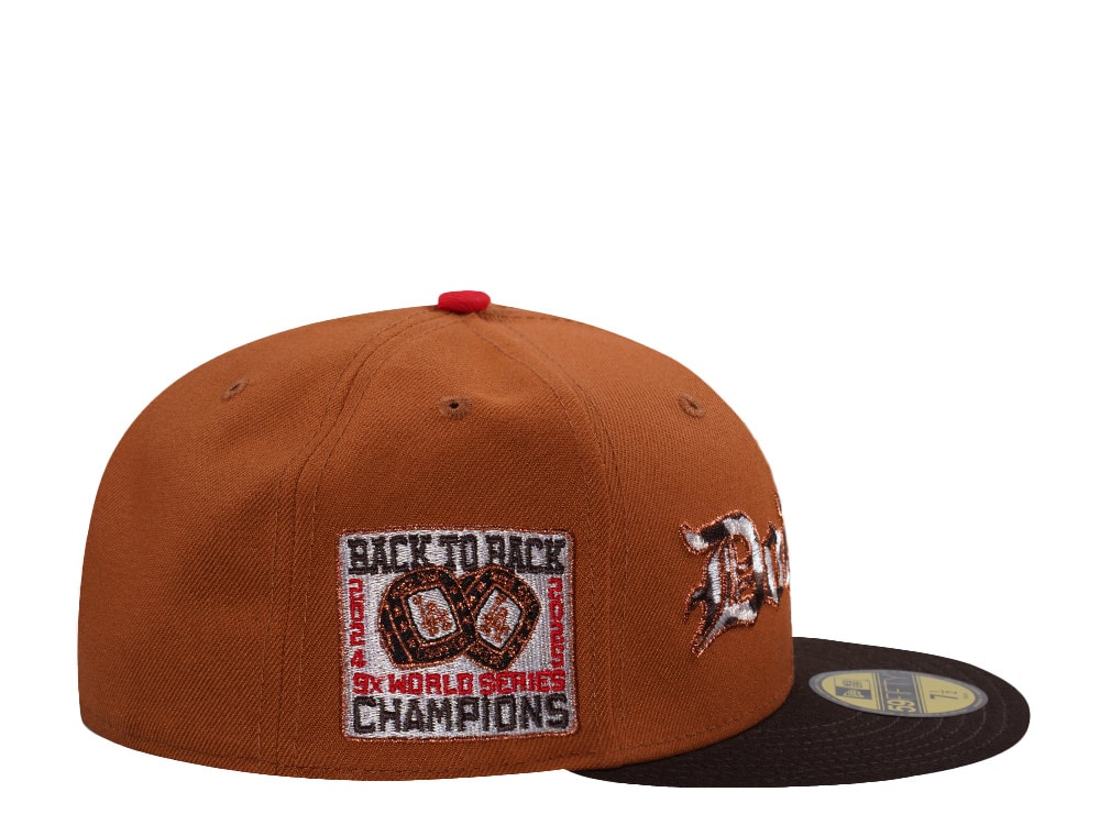 New Era Los Angeles Dodgers World Series 2025 Brown Two Tone Edition 59Fifty Fitted Casquette