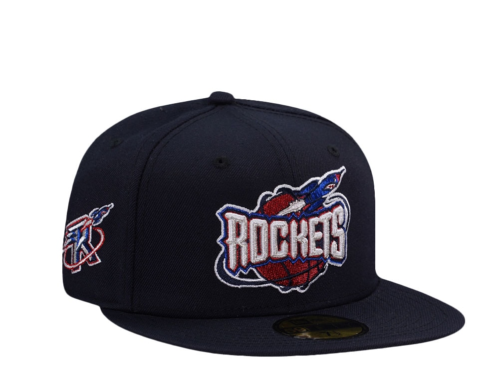 New Era Houston Rockets Metallic Navy Prime Edition 59Fifty Fitted Casquette