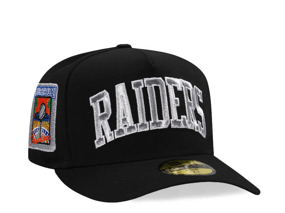 New Era Las Vegas Raiders Black Prime Edition 59Fifty A Frame Curved Fitted Casquette