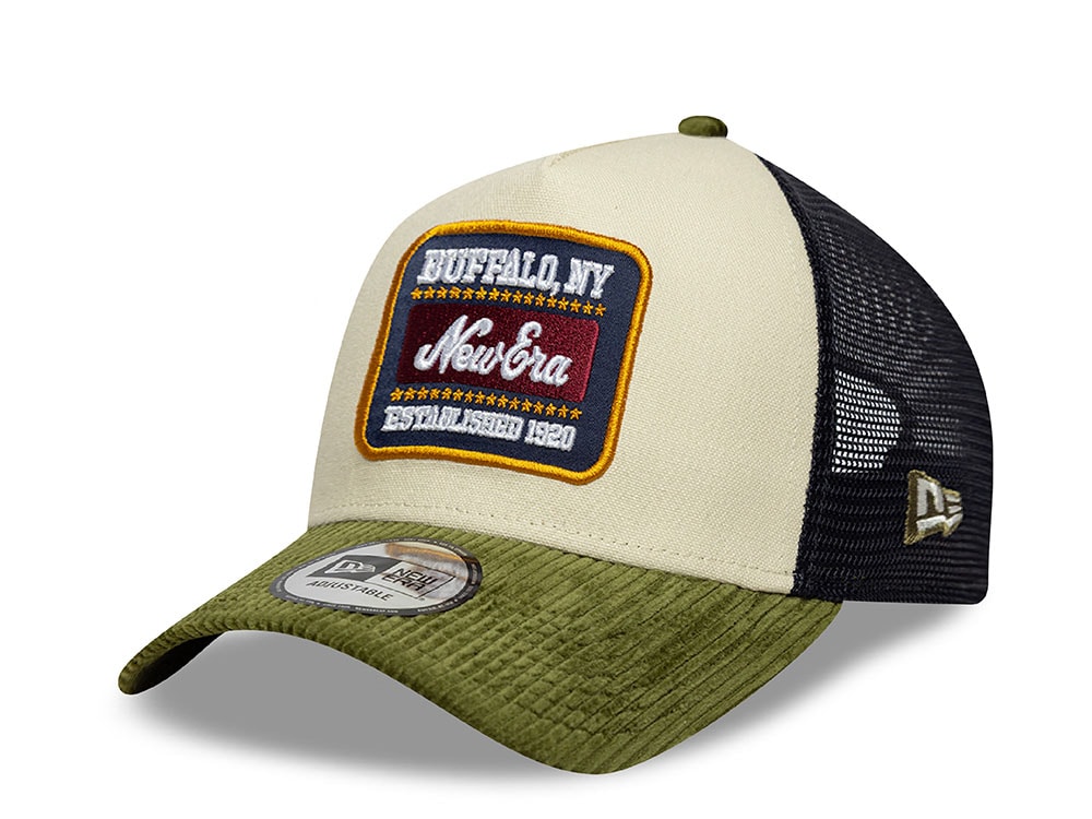 New Era Patch Stone Two Tone Edition 9Forty A Frame Trucker Snapback Casquette