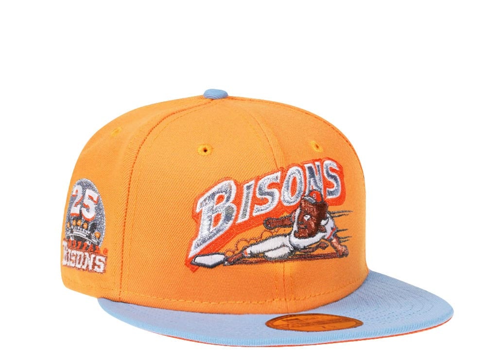 New Era Buffalo Bisons 25th Anniversary Iced Orange Prime Edition 59Fifty Fitted Casquette
