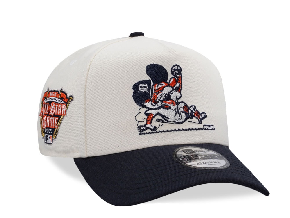New Era Detroit Tigers All Star Game 2005 Chrome Two Tone Edition 9Forty A Frame Snapback Casquette