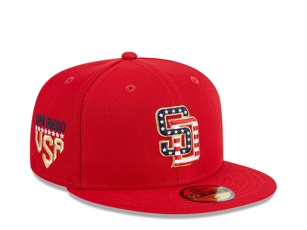New Era San Diego Padres 4th of July 23 59Fifty Fitted Casquette