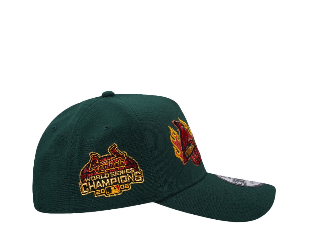 New Era St. Luis Cardinals World Series Champions 2006 Green Classic Edition 9Forty A Frame Snapback Casquette
