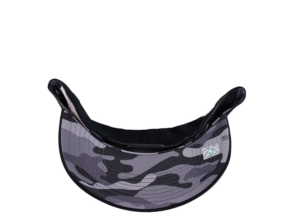 Mitchell & Ness Brooklyn Nets 404 Club Camo Black Edition Pro Pinch Fit Snapback Casquette