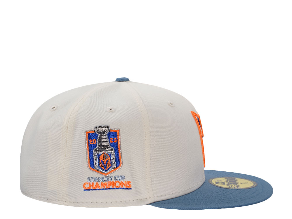 New Era Vegas Golden Knights Stanley Cup Champions 2023 Chrome Two Tone Edition 59Fifty Fitted Casquette