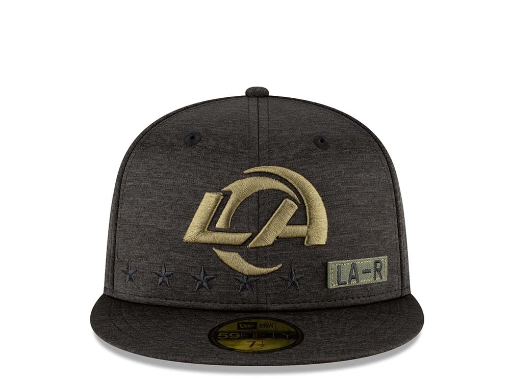 New Era Los Angeles Rams Salute to Service 2020 Fitted 59Fifty Casquette