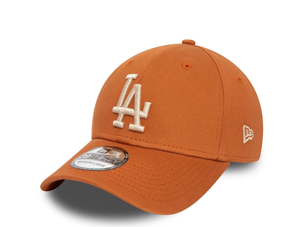 New Era Los Angeles Dodgers Brown League Essential Edition 39Thirty Stretch Casquette