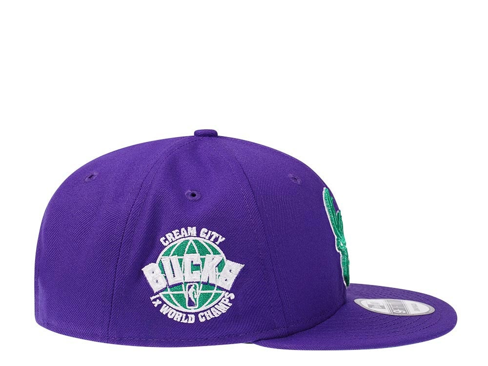 New Era Milwaukee Bucks Color Flip Throwback Edition 9Fifty Snapback Casquette