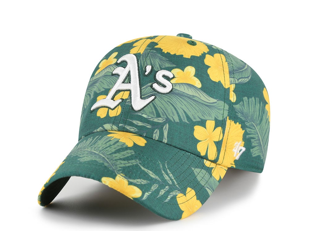47 Brand Oakland Athletics Beach Side Green Clean Up Strapback Casquette
