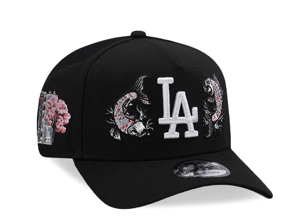 New Era Los Angeles Dodgers Tokyo Series Koi Black Prime Edition 9Forty A Frame Snapback Casquette