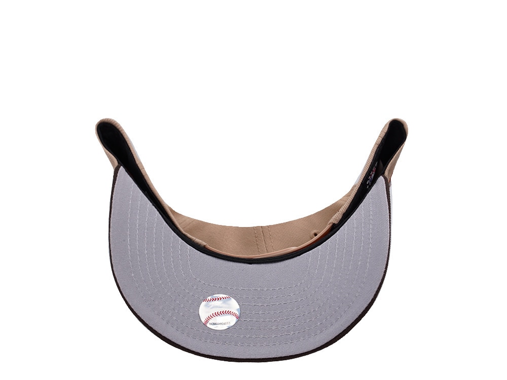 New Era Los Angeles Dodgers Back to Back Camel Two Tone Edition 9Fifty A Frame Snapback Casquette