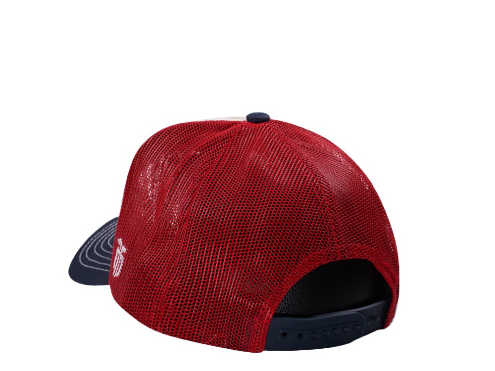Parallel Union Oval Patch White Edition Trucker Snapback Casquette