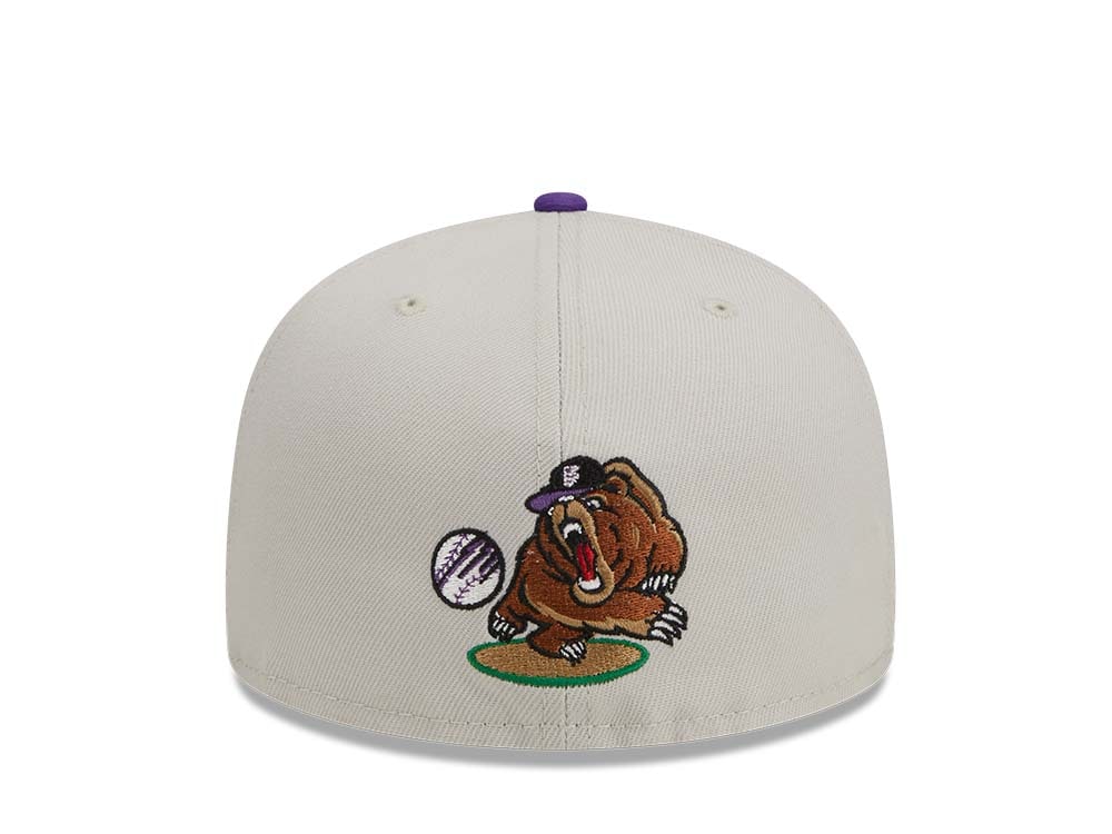 New Era Colorado Rockies Farm Team Stone Throwback Two Tone Edition 59Fifty Fitted Casquette