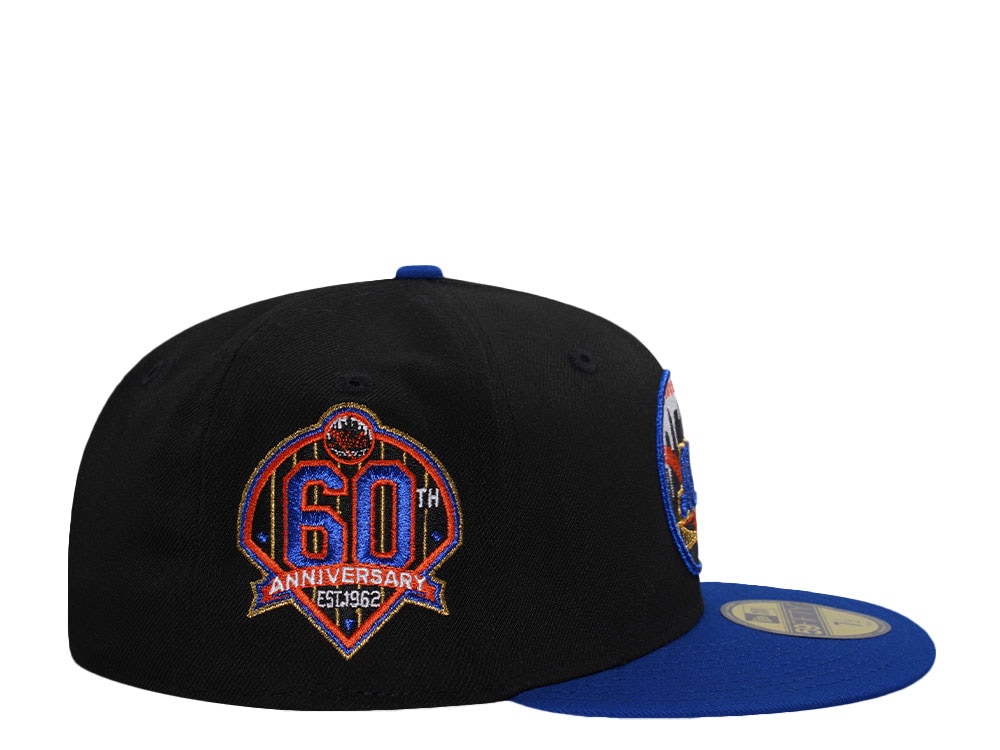 New Era New York Mets 60th Anniversary Royal Blue Two Tone Edition 59Fifty Fitted Casquette