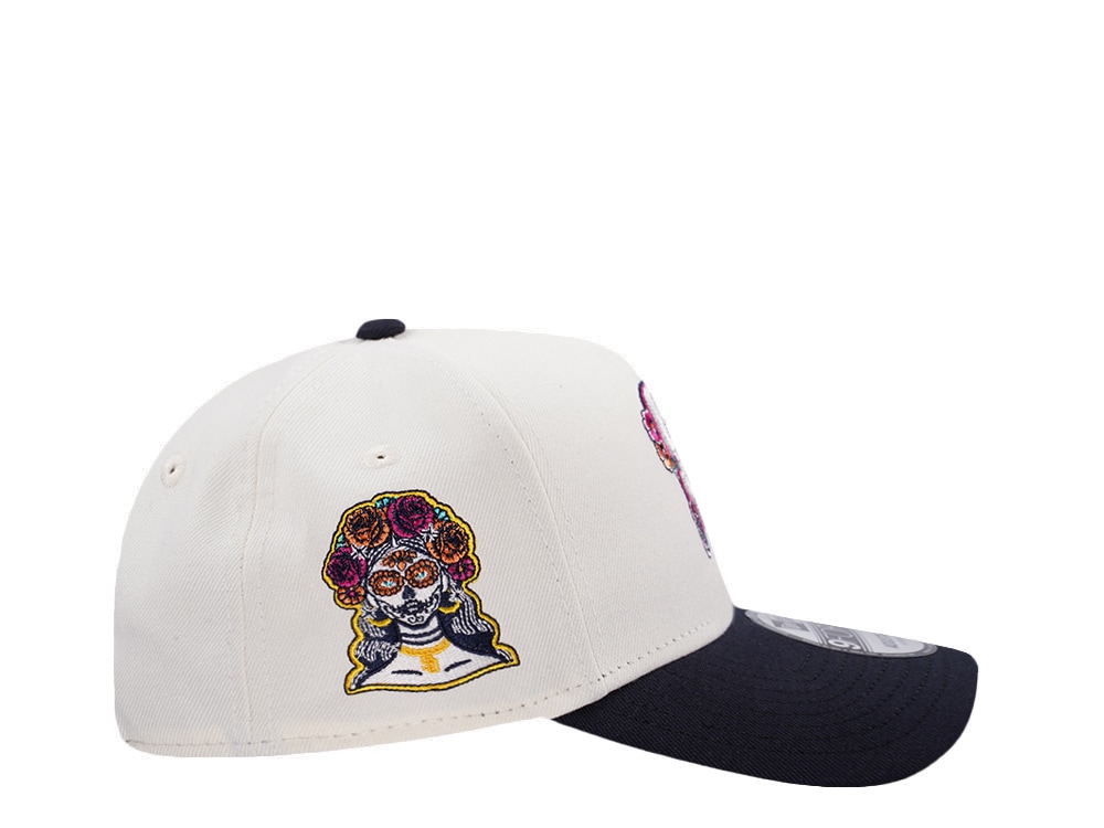 New Era San Diego Padres Dia de Muertos Floral Chrome Two Tone Edition 9Forty A Frame Snapback Casquette