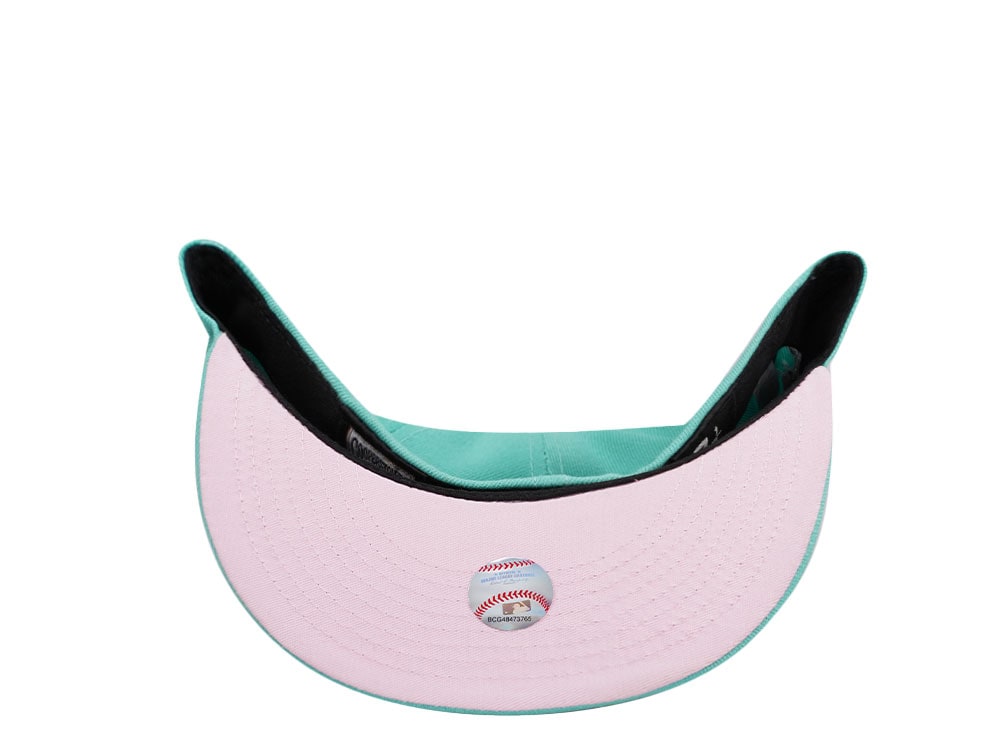 New Era Milwaukee Brewers All Star Game 2002 Teal Pink Edition 59Fifty Fitted Casquette