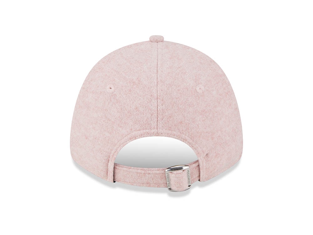 New Era New York Yankees Fleece Pink Womens 9Forty Strapback Casquette