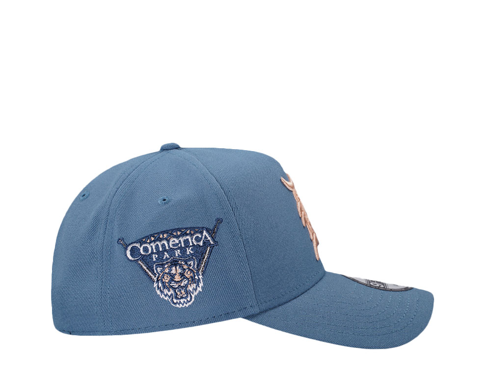 New Era Detroit Tigers Comerica Park Indigo Peach Edition 9Forty A Frame Snapback Casquette