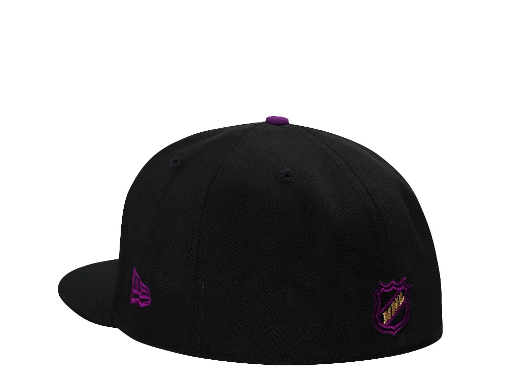 New Era Anaheim Ducks 25th Anniversary Black Prime Grape Edition 59Fifty Fitted Casquette