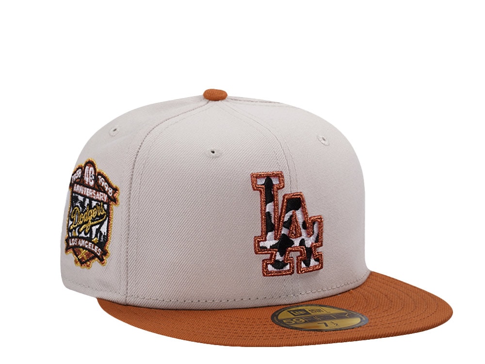 New Era Los Angeles Dodgers 40th Anniversary Stone Two Tone Edition 59Fifty Fitted Casquette