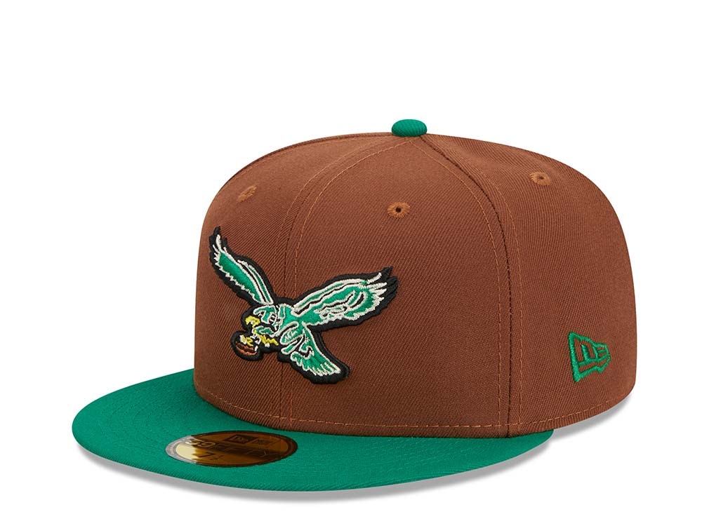 New Era Philadelphia Eagles Pro Bowl Honolulu 1987 Harvest Two Tone Edition 59Fifty Fitted Casquette