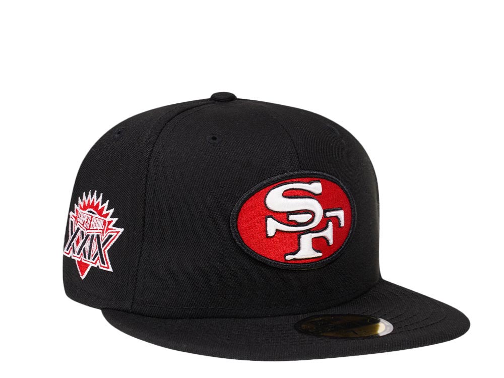 New Era San Francisco 49ers  Super Bowl XXIXX Black Classic Edition 59Fifty Fitted Casquette