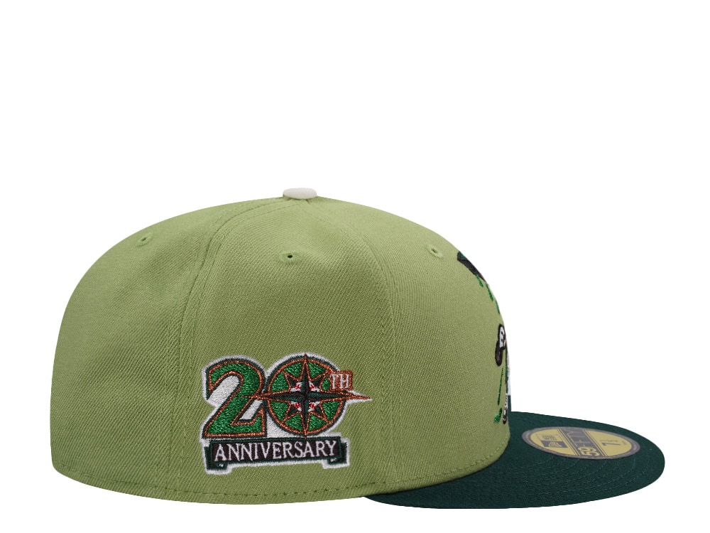 New Era Seattle Mariners 20th Anniversary Green Two Tone Edition 59Fifty Fitted Casquette