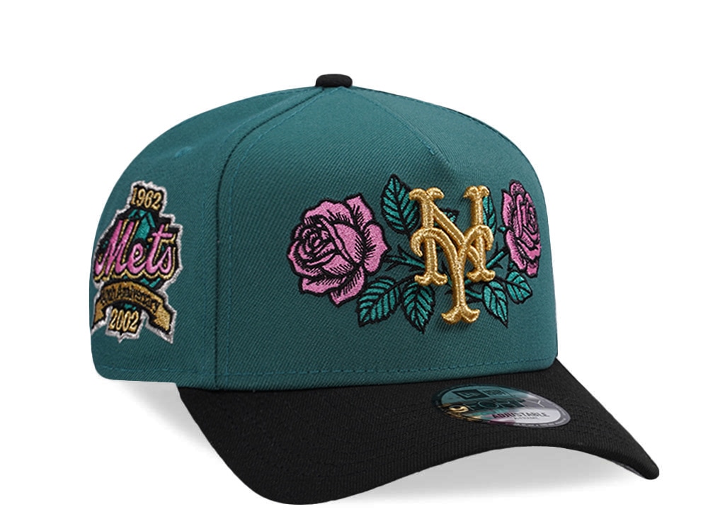 New Era New York Mets 40th Anniversary Rose Pine Two Tone Edition 9Forty A Frame Snapback Casquette