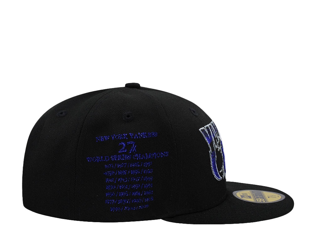 New Era New York Yankees 27x World Champions Black Prime Edition 59Fifty Fitted Casquette