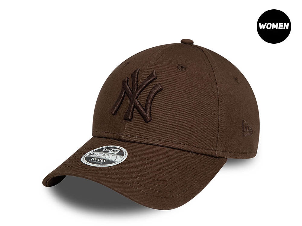 New Era New York Yankees League Essential Walnut Womens 9Forty Strapback Casquette