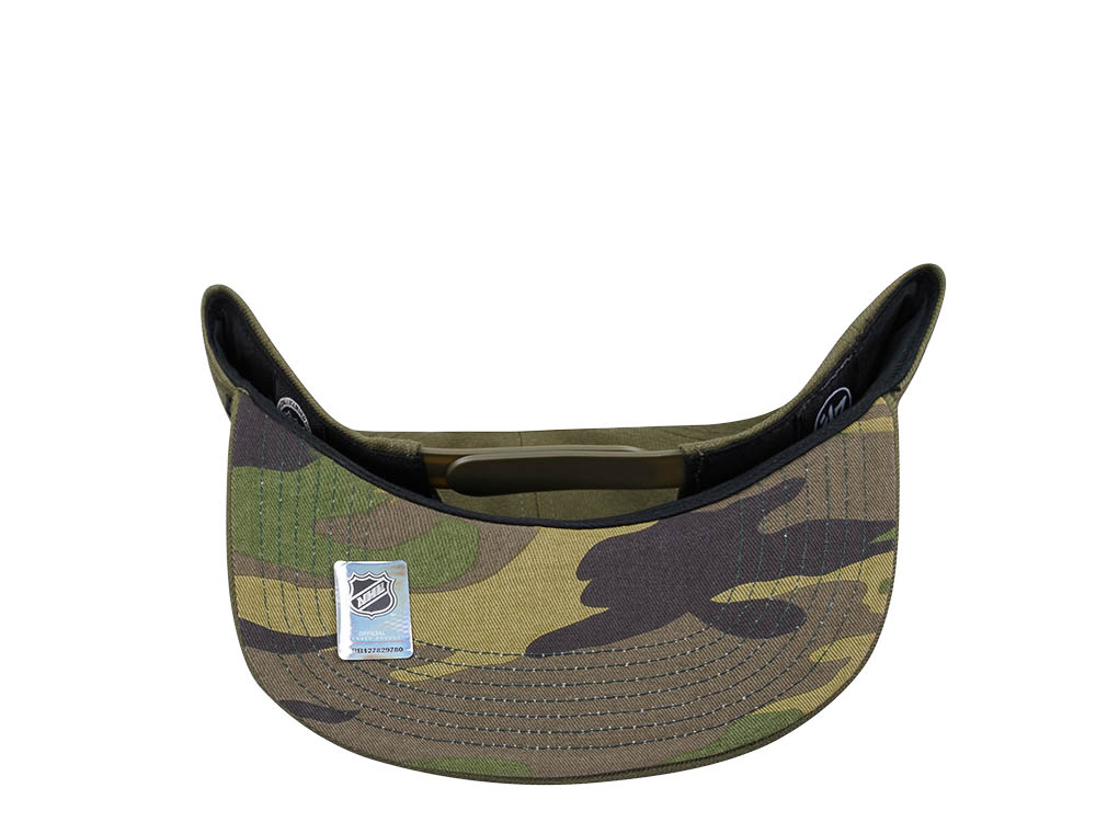 47Brand Chicago Blackhawks Sandalwood Ballpark Camo Captain Captain MVP Snapback Casquette