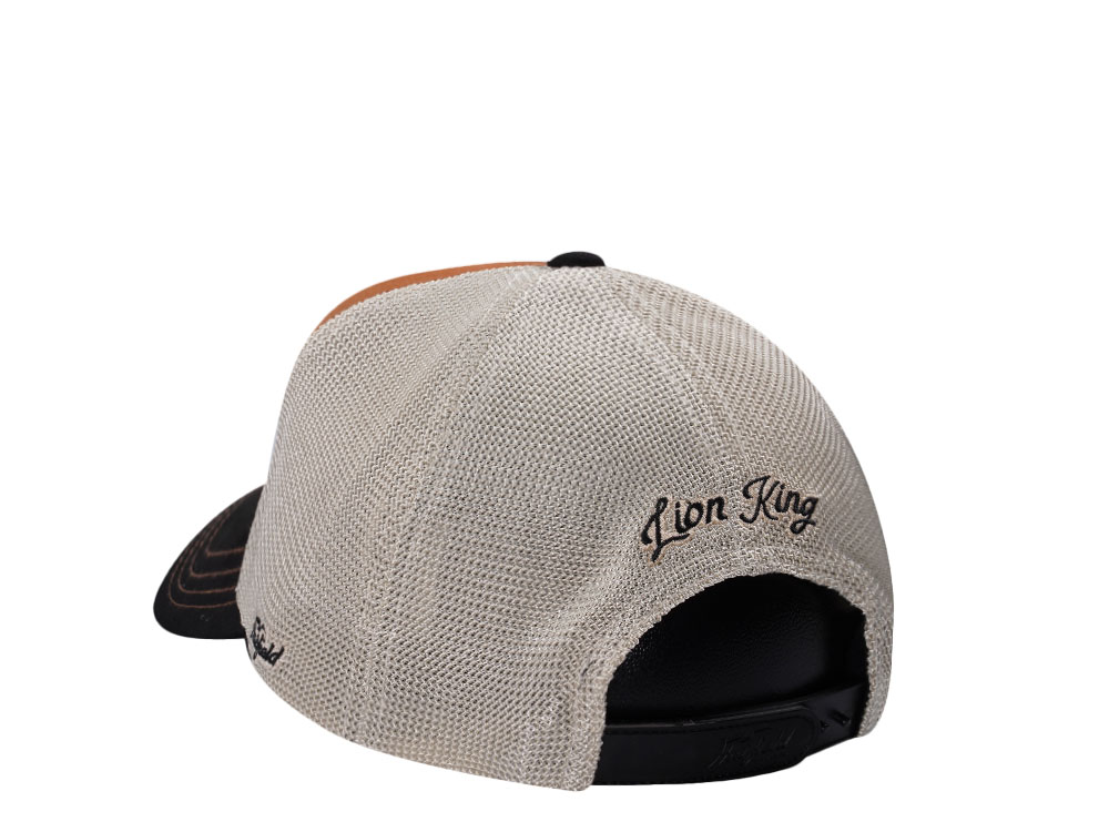 Hatfield Lion Brown Black Trucker Snapback Casquette
