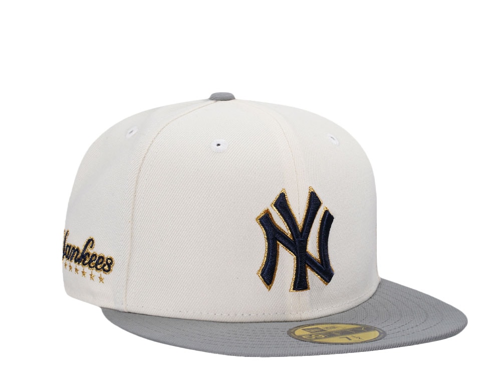 New Era New York Yankees Chrome Gold Two Tone Edition 59Fifty Fitted Casquette