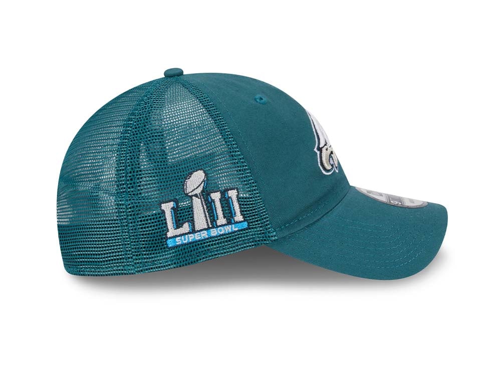 New Era Philadelphia Eagles Super Bowl LIII Trucker Edition 9Twenty Snapback Casquette