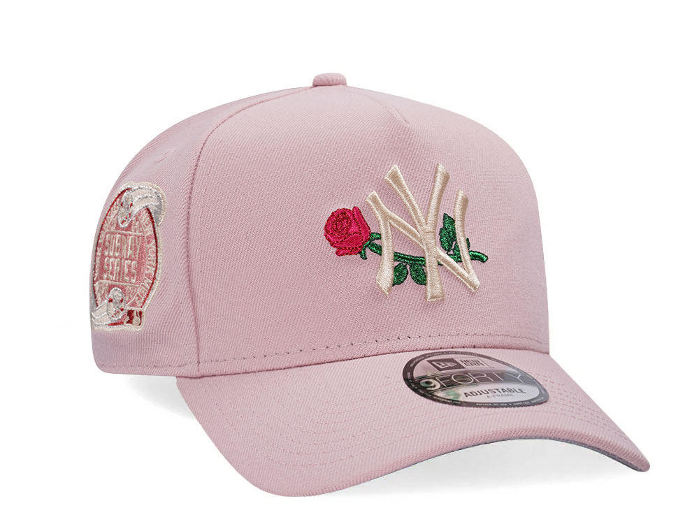 New Era New York Yankees Subway Series 2000 Pink Rouge Edition 9Forty A Frame Snapback Casquette