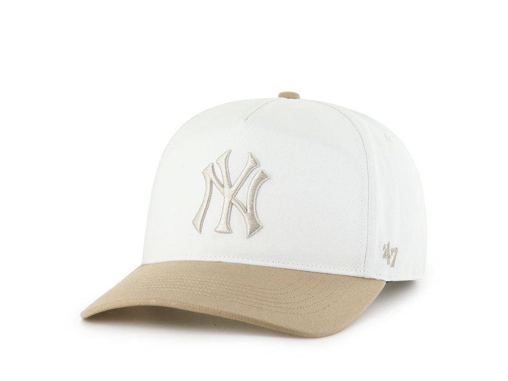47Brand New York Yankees White Cartoon Icon Edition Hitch Snapback Casquette