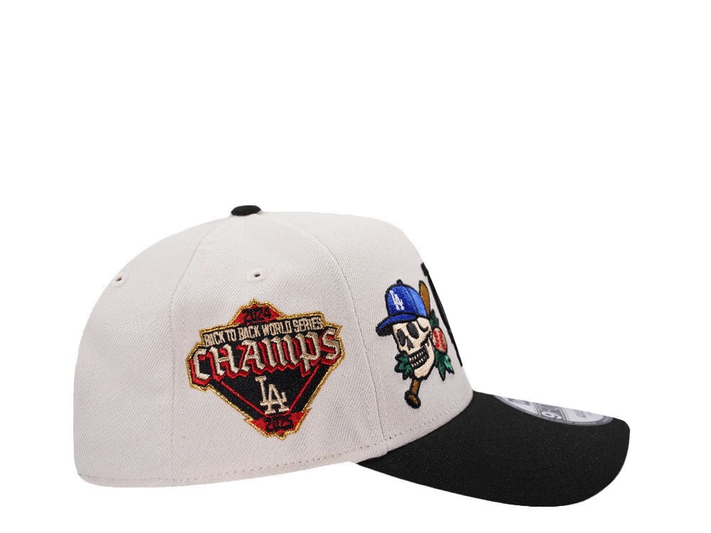 New Era Los Angeles Dodgers World Series 2025 Tattoo White Two Tone Edition 9Forty A Frame Snapback Casquette