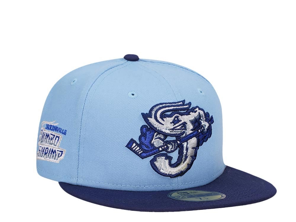 New Era Jacksonville Jumbo Shrimp Hockey Iced Two Tone Edition 59Fifty Fitted Casquette