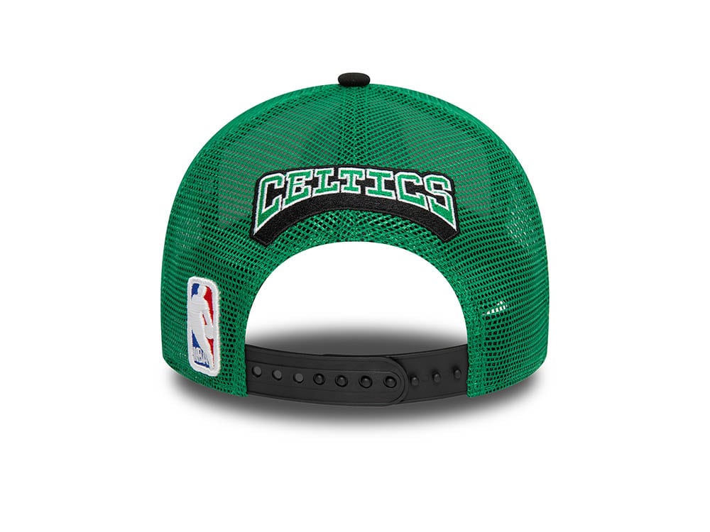 New Era Boston Celtics White 9Forty Trucker A Frame Snapback Casquette