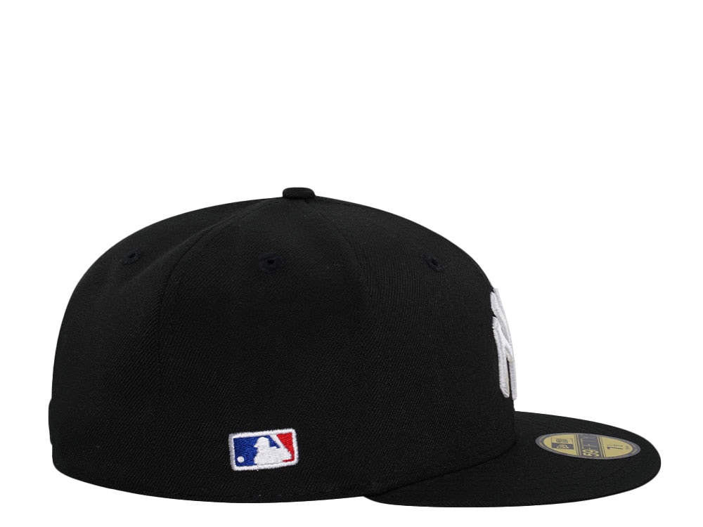 New Era New York Yankees Black Throwback Edition 59Fifty Fitted Casquette