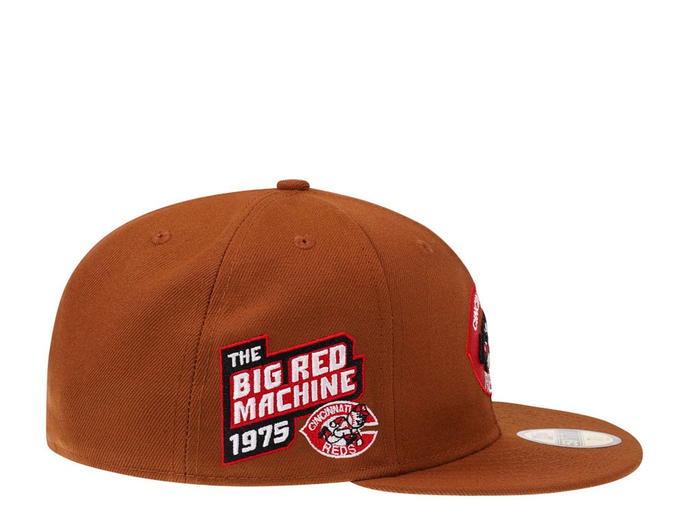 New Era Cincinnati Reds Big Red Machine Bourbon and Suede Edition 59Fifty Fitted Casquette