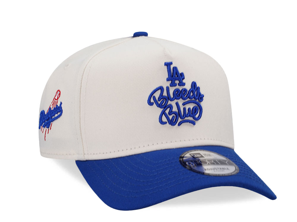 New Era Los Angeles Dodgers Bleed Blue Chrome Two Tone Edition 9Forty A Frame Snapback Casquette