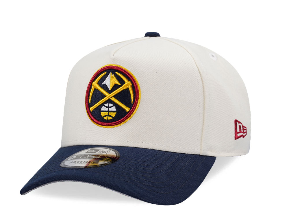 New Era Denver Nuggets Classic Chrome Two Tone Edition 9Forty A Frame Snapback Casquette