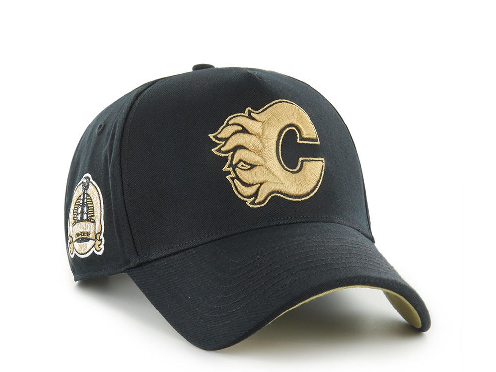 47Brand Calgary Flames Vintage Stanley Black Sure Shot Edition MVP Snapback Casquette