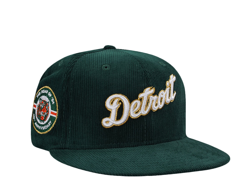 New Era Detroit Tigers 40th Anniversary Green Corduroy Prime Edition 59Fifty Fitted Casquette