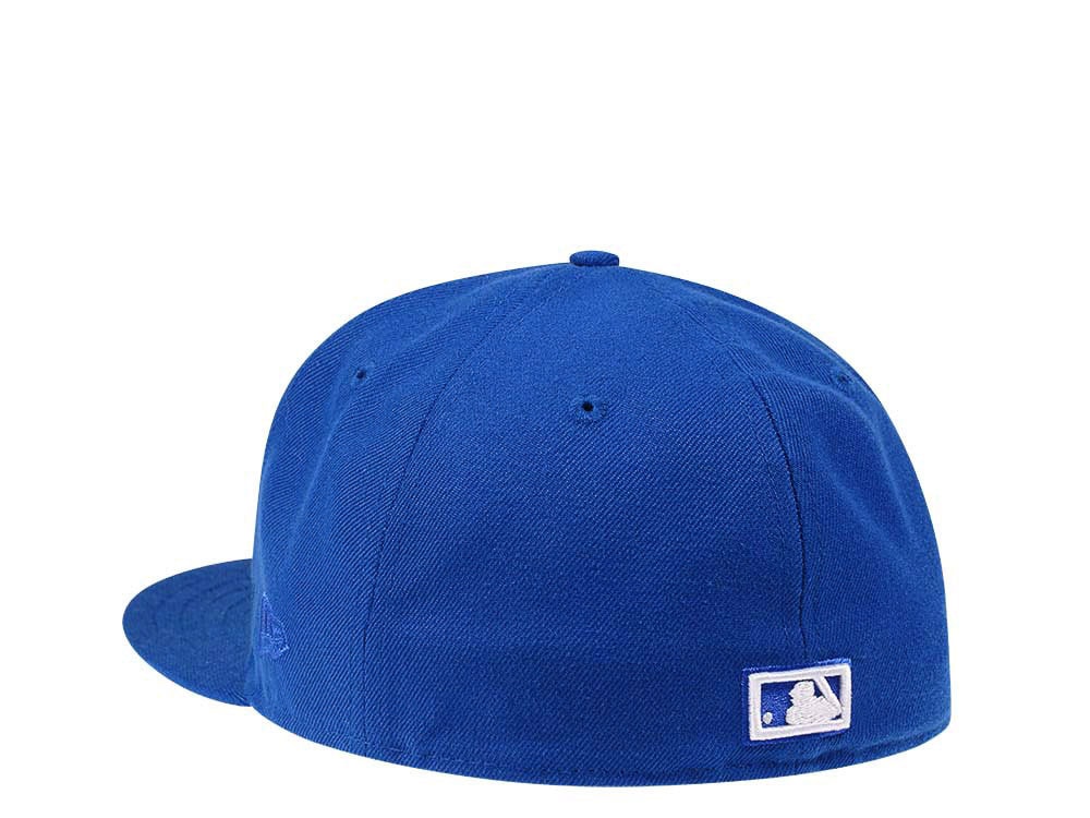 New Era Los Angeles Dodgers 50th Anniversary Bright Blue and Pink Edition 59Fifty Fitted Casquette