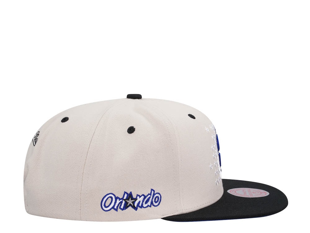 Mitchell & Ness Orlando Magic Sail Off White Two Tone Snapback Casquette