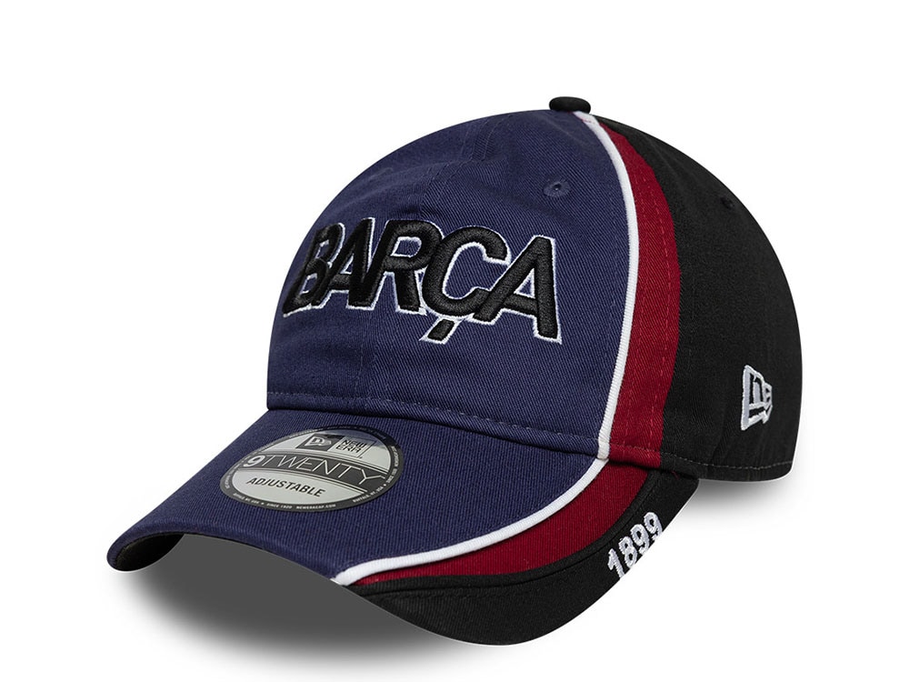 New Era Barcelona Fc Moto Unstructured Navy Edition 9Twenty Adjustable Casquette